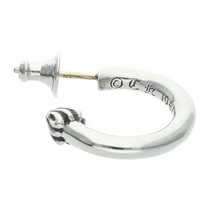 Chrome Hearts HOOP PLAIN Plain Silver Earring Size ONE SIZE