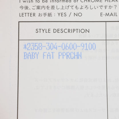 Chrome Hearts BBY F PPRCHN Baby Silver Earring Size ONE SIZE