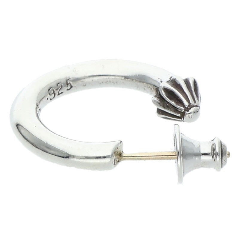 Chrome Hearts HOOP PLAIN Plain Silver Earring Size ONE SIZE
