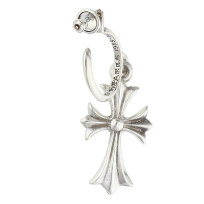 Chrome Hearts Tiny CH Cross Silver Earring Size ONE SIZE
