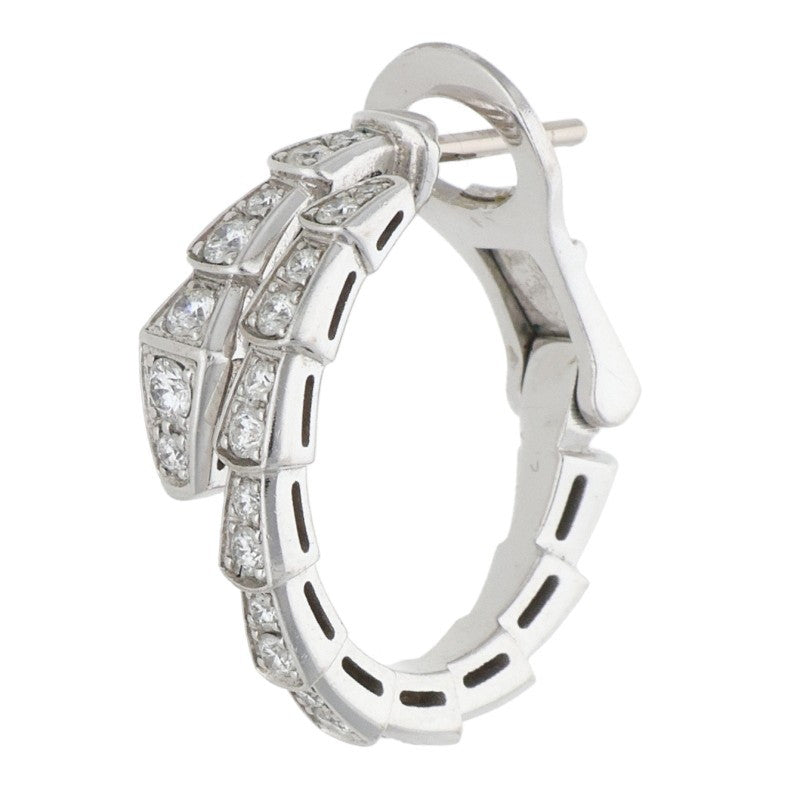 BVLGARI Serpenti Viper 18K WG Diamond Earring Size ONE SIZE