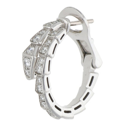 BVLGARI Serpenti Viper 18K WG Diamond Earring Size ONE SIZE