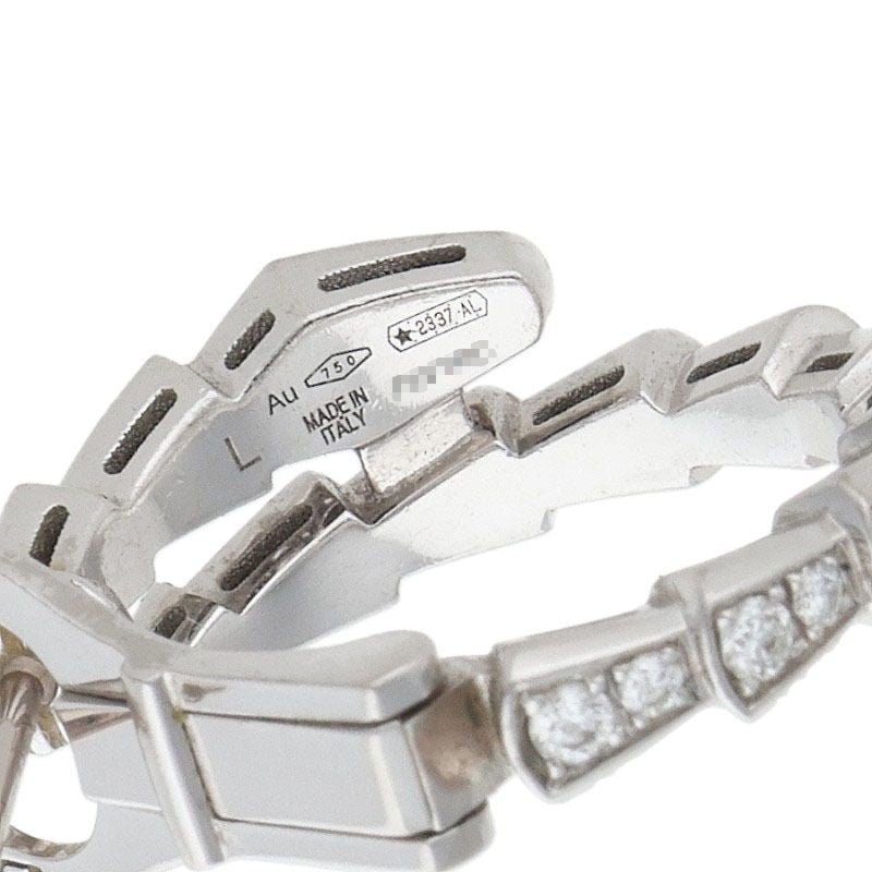 BVLGARI Serpenti Viper 18K WG Diamond Earring Size ONE SIZE