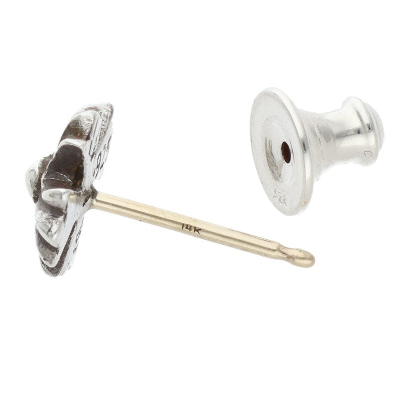 Chrome Hearts No2 CH CRS Cross Silver Earring Size ONE SIZE