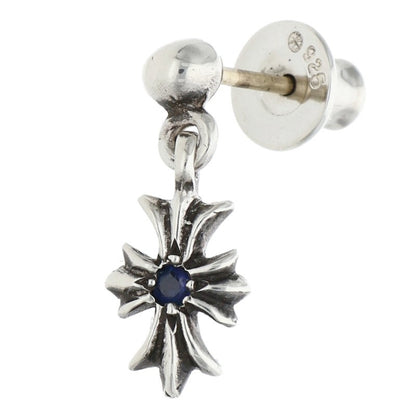 Chrome Hearts Tiny E CH Silver Earring Size ONE SIZE