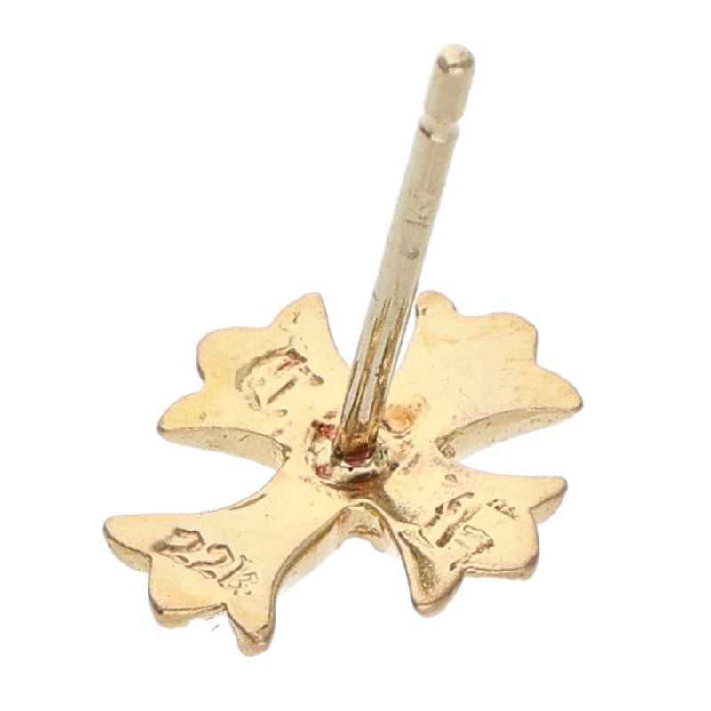 Chrome Hearts 22K CH CRS DIA 1 Gold Earring Size ONE SIZE