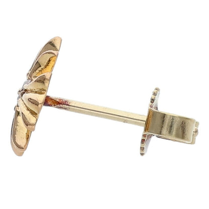 Chrome Hearts 22K CH CRS DIA 1 Gold Earring Size ONE SIZE