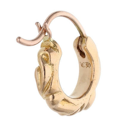 Chrome Hearts 22K TNY HOOP SCRL Hoop Earring Size ONE SIZE