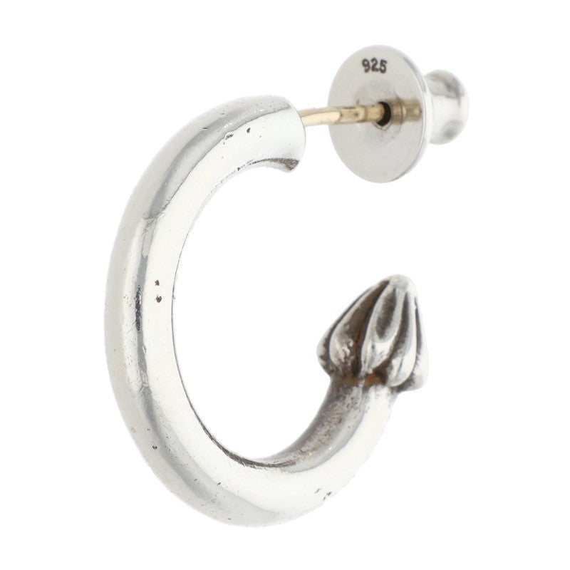 Chrome Hearts HOOP PLAIN Silver Earring Size ONE SIZE