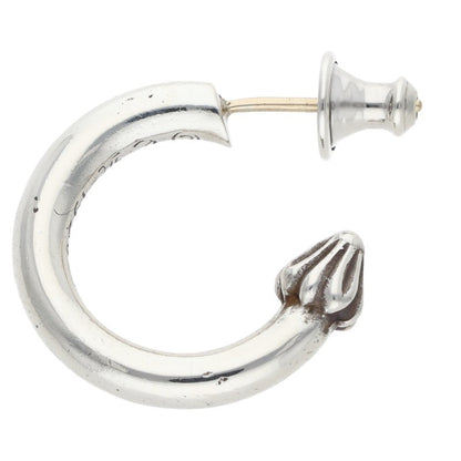 Chrome Hearts HOOP PLAIN Silver Earring Size ONE SIZE