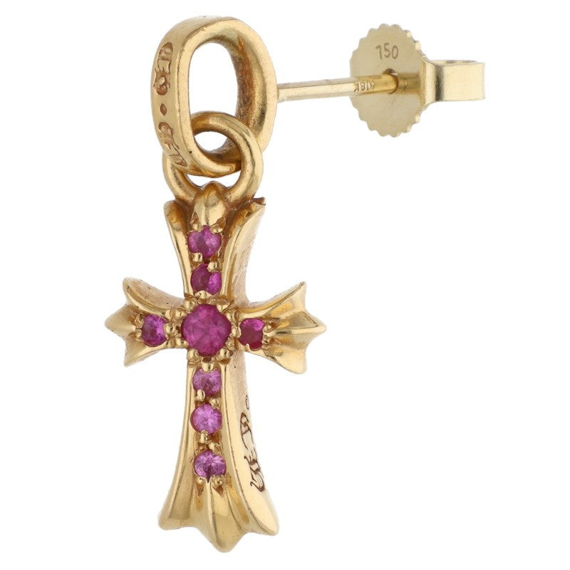 Chrome Hearts 22K Baby Fat Sapphire Earring Size ONE SIZE