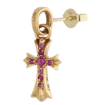 Chrome Hearts 22K Baby Fat Sapphire Earring Size ONE Multi