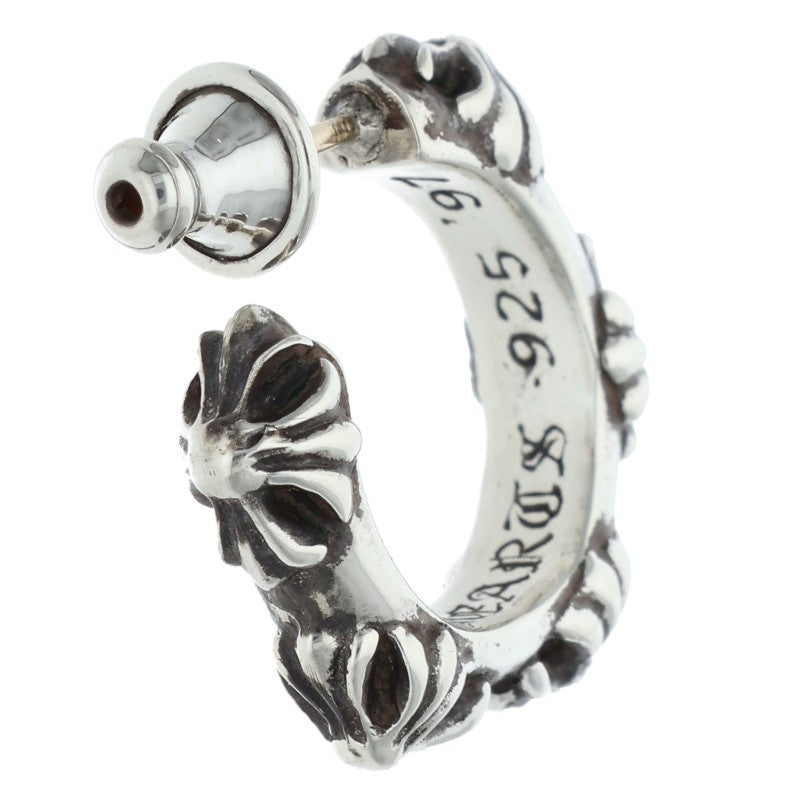Chrome Hearts SML Cross Band Silver Earring Size ONE SIZE