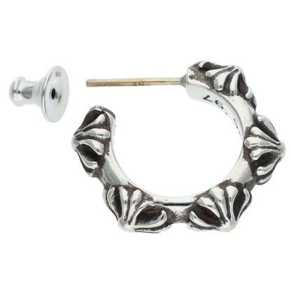 Chrome Hearts SML Cross Band Silver Earring Size ONE SIZE
