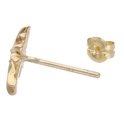 Chrome Hearts 22K CH Cross Stud Gold Earring Size ONE SIZE