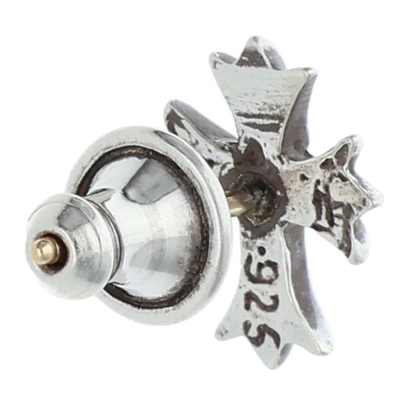 Chrome Hearts No2 CH Cross Stud Silver Earring Size ONE SIZE