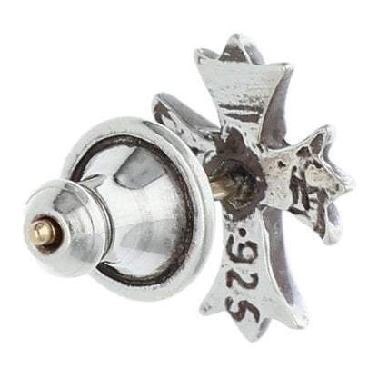 Chrome Hearts No2 CH Cross Stud Silver Earring Size ONE SIZE
