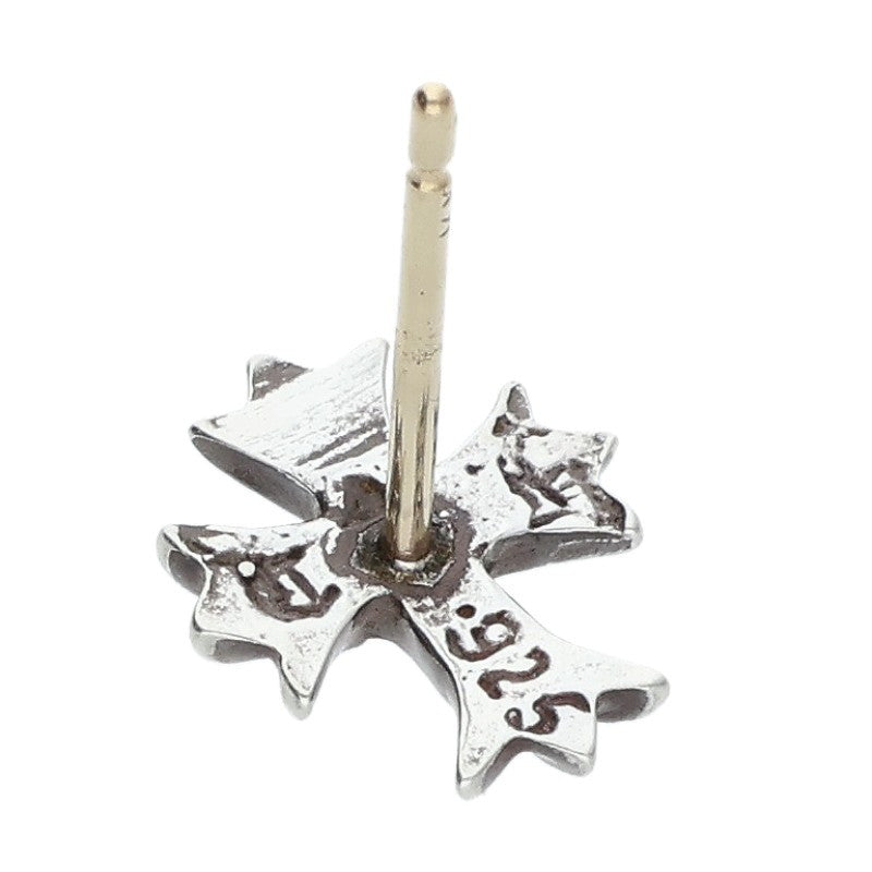Chrome Hearts No2 CH Cross Stud Silver Earring Size ONE SIZE