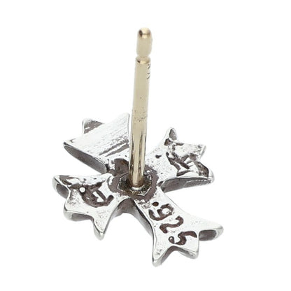 Chrome Hearts No2 CH Cross Stud Silver Earring Size ONE SIZE