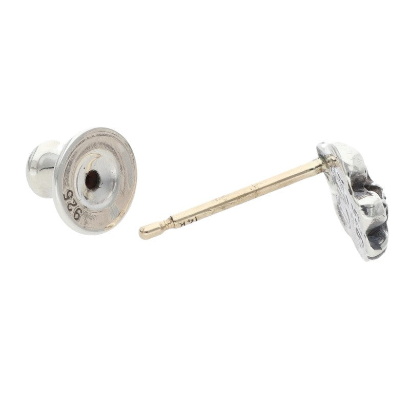 Chrome Hearts BS Fleur Silver Stud Earring Size ONE SIZE