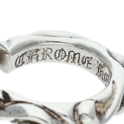 Chrome Hearts Scroll Hoop Silver Earring Size ONE SIZE