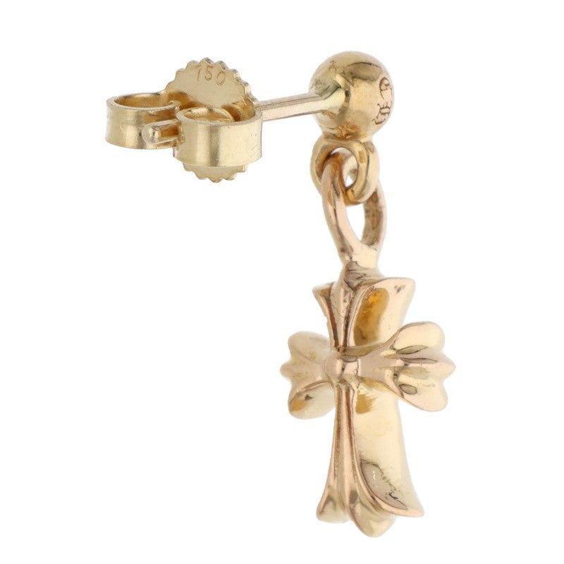 Chrome Hearts 22K DRP STCK CH CRS Gold Earring Size ONE SIZE