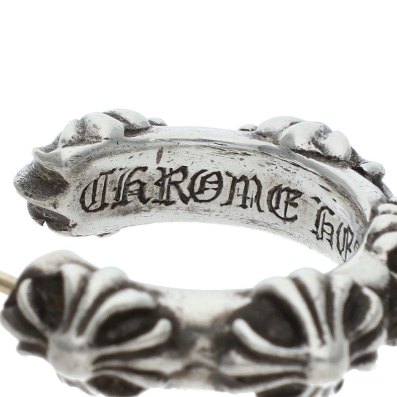 Chrome Hearts HOOP CROSS SML Hoop Earring Size ONE SIZE