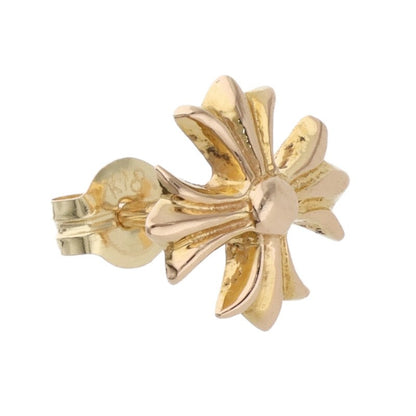 Chrome Hearts 22K No2 CH Plus Gold Earring Size ONE Yellow