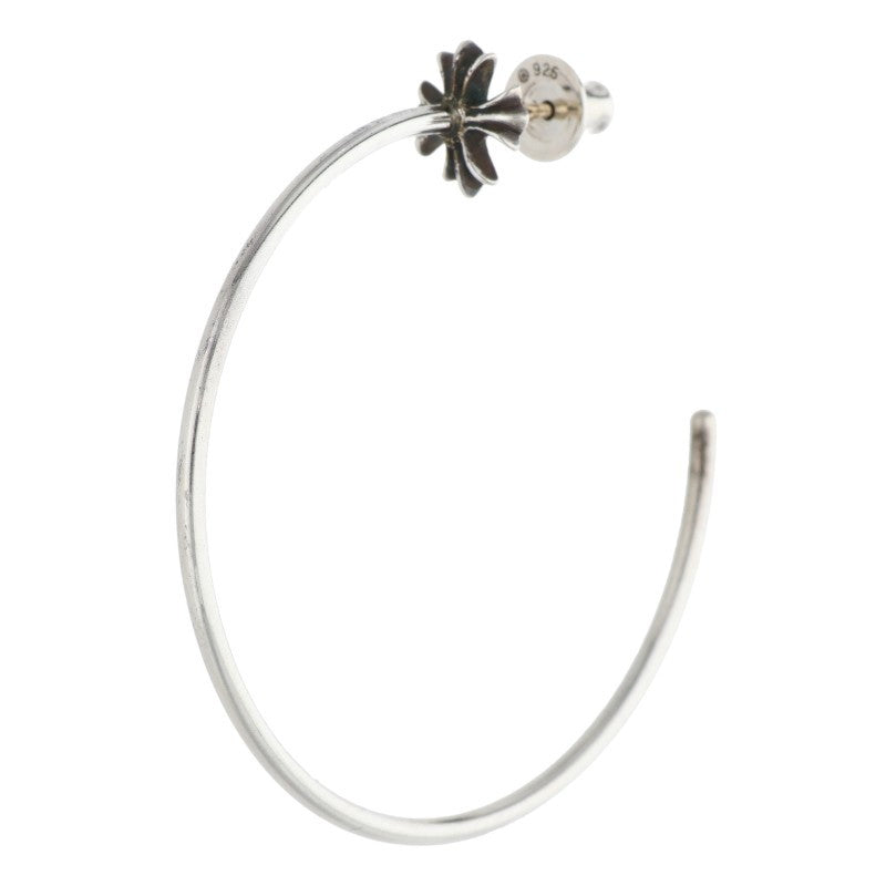 Chrome Hearts CH Plus Hoop Silver Earring Size ONE SIZE