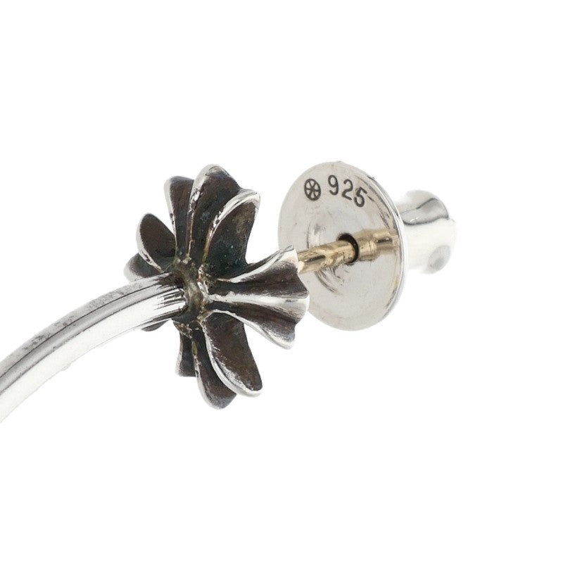 Chrome Hearts CH Plus Hoop Silver Earring Size ONE SIZE
