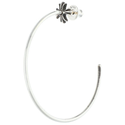 Chrome Hearts CH Plus Hoop Silver Earring Size ONE SIZE
