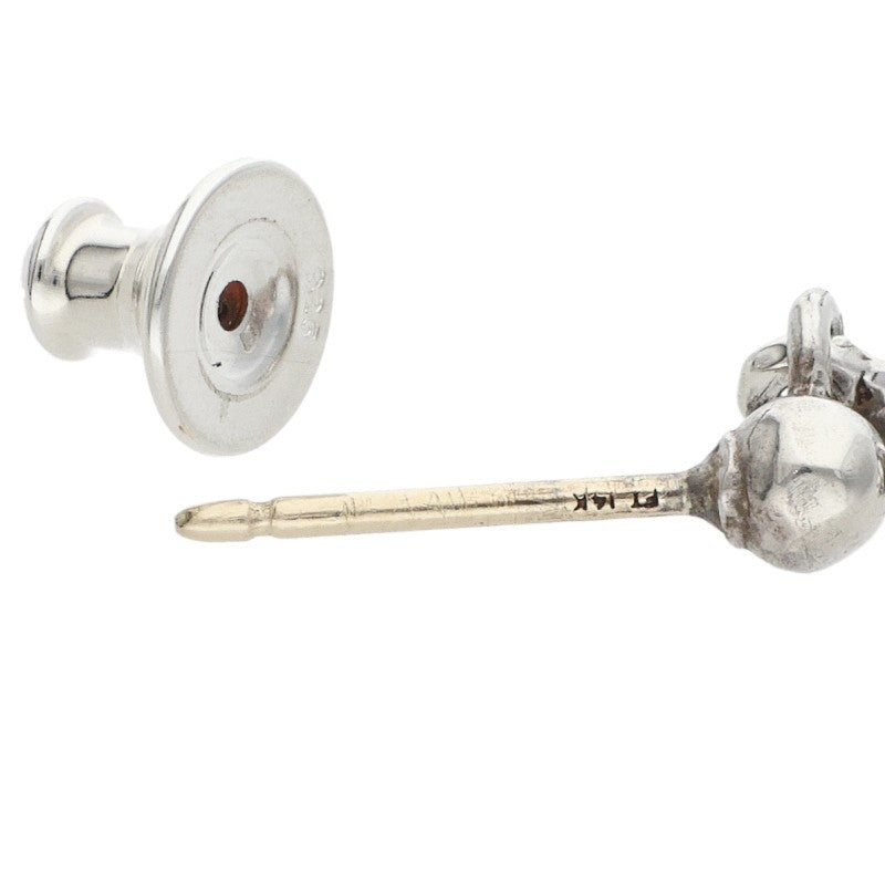 Chrome Hearts Tiny E CH Plus Silver Earring Size ONE Multi