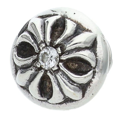 Chrome Hearts Cross Ball Stud 1 Silver Earring Size ONE SIZE
