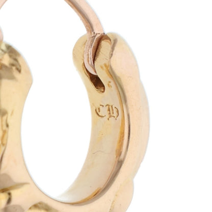 Chrome Hearts 22K Gold Tiny Hoop Earring Size ONE SIZE
