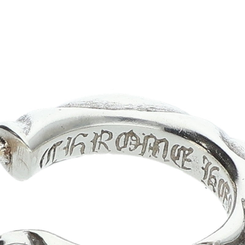 Chrome Hearts Scroll Hoop Silver Earring Size ONE SIZE