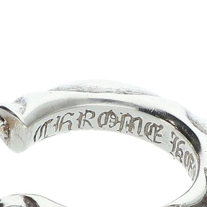 Chrome Hearts Scroll Hoop Silver Earring Size ONE SIZE