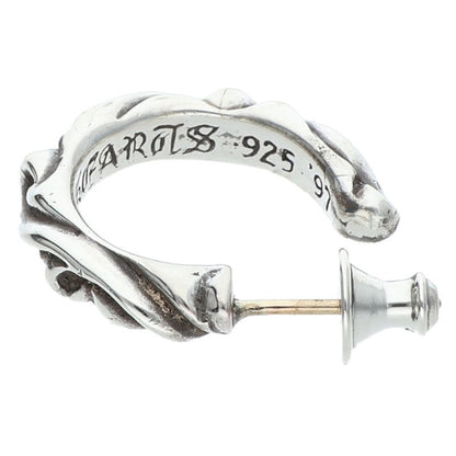 Chrome Hearts Cross Band Hoop Silver Earring Size ONE SIZE