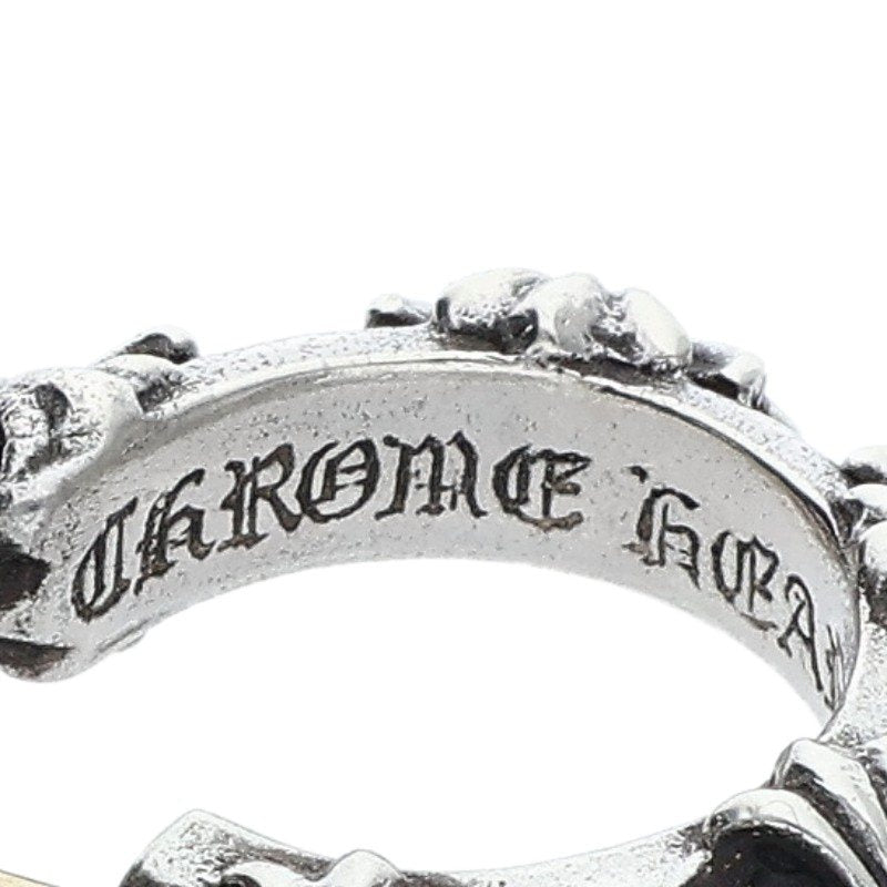Chrome Hearts HOOP SCROOL 1 Silver Earring Size ONE SIZE