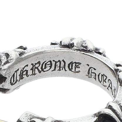 Chrome Hearts HOOP SCROOL 1 Silver Earring Size ONE SIZE