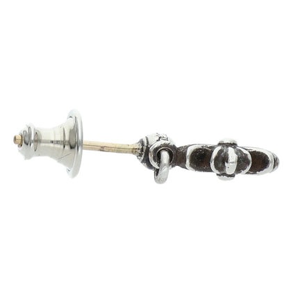 Chrome Hearts Tiny E CH Plus Silver Earring