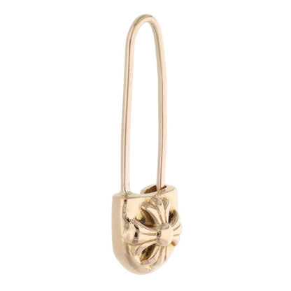 Chrome Hearts 22K Safety Pin Gold Earring Size ONE SIZE