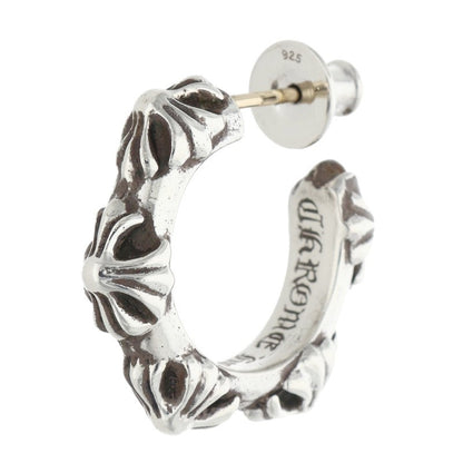 Chrome Hearts SML Cross Band Silver Earring Size ONE SIZE