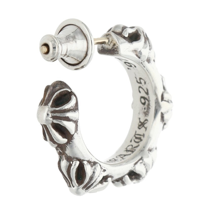 Chrome Hearts SML Cross Band Silver Earring Size ONE SIZE