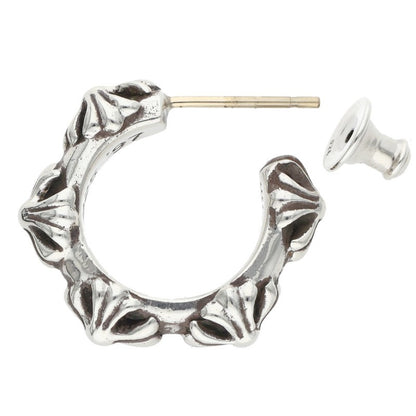 Chrome Hearts SML Cross Band Silver Earring Size ONE SIZE