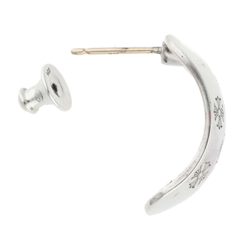 Chrome Hearts CH Plus Bent Silver Earring Size ONE SIZE