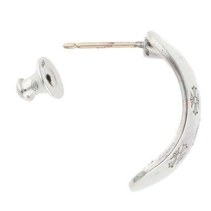 Chrome Hearts CH Plus Bent Silver Earring Size ONE SIZE