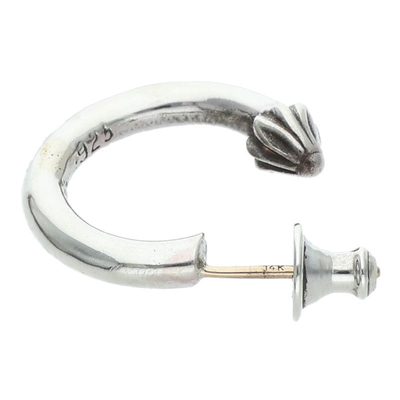 Chrome Hearts Plain Hoop Silver Earring