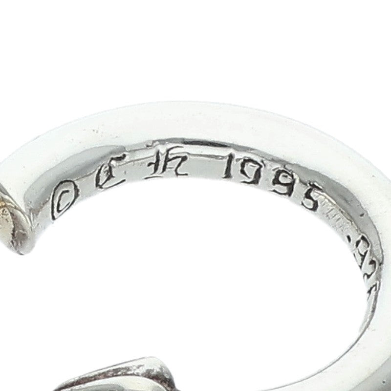 Chrome Hearts Plain Hoop Silver Earring