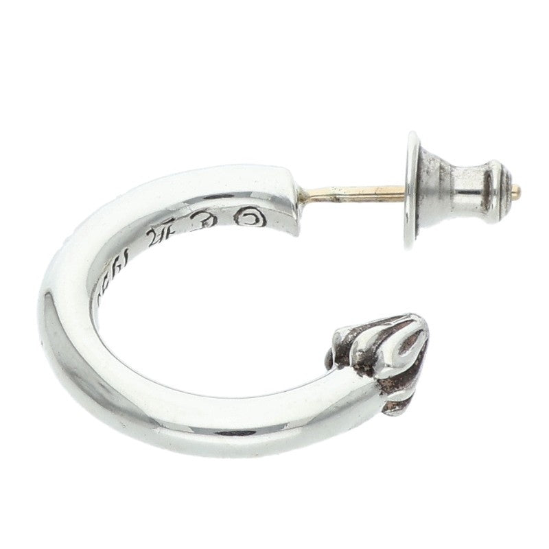 Chrome Hearts Plain Hoop Silver Earring