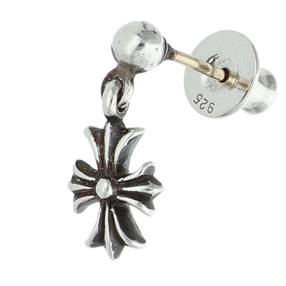 Chrome Hearts TNY E CH PLS Drop Silver Earring Size ONE SIZE